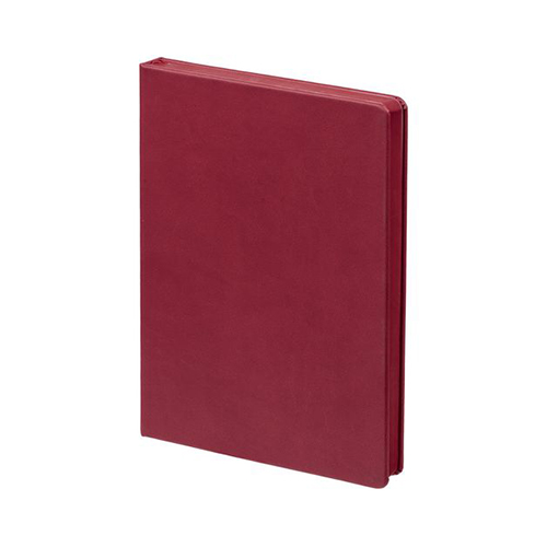 Кожаный ежедневник с логотипом (256 стр) Бордовый