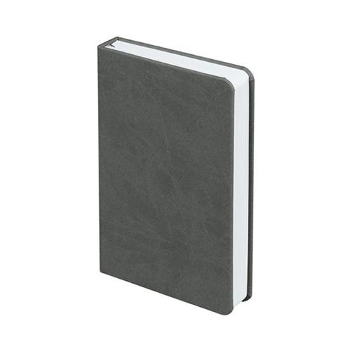 Ежедневник с твердой обложкой с логотипом (336 стр) Серый
