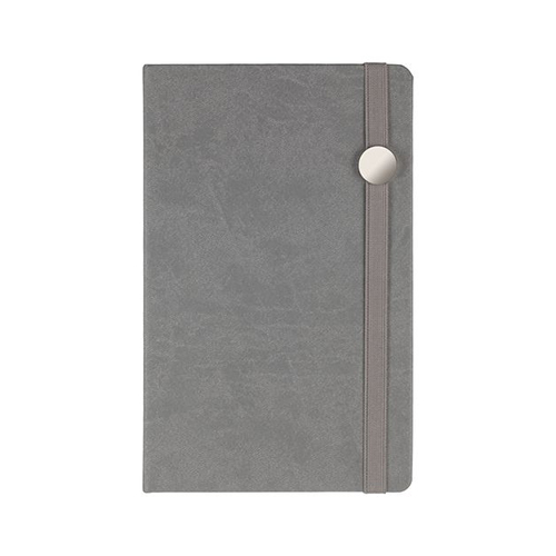 Кожаный ежедневник с логотипом (192 стр) Серый