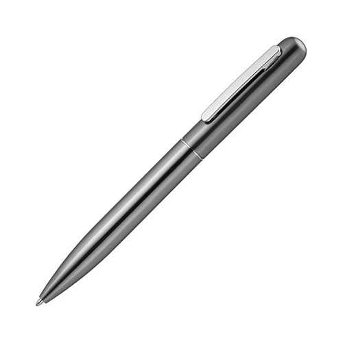 Крупная металлическая ручка с логотипом Серебристый