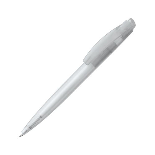 Шариковая пластиковая ручка с логотипом Белый