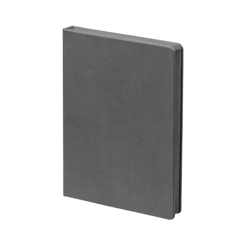 Кожаный ежедневник с логотипом (256 стр) Темно-серый