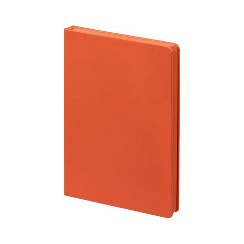 Кожаный ежедневник с логотипом (256 стр) Оранжевый