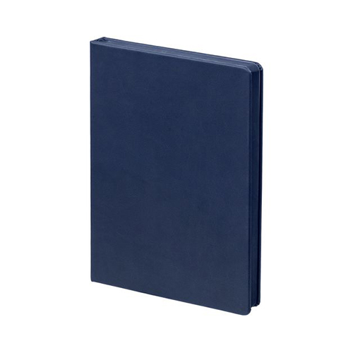 Кожаный ежедневник с логотипом (256 стр) Синий