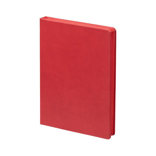 Кожаный ежедневник с логотипом (256 стр) Красный