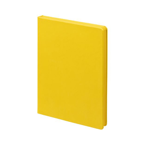 Кожаный ежедневник с логотипом (256 стр) Желтый