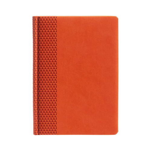 Кожаный ежедневник с логотипом (336 стр) Оранжевый