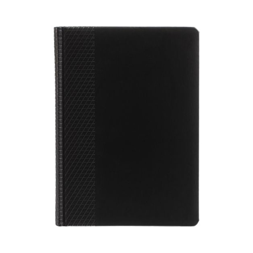 Кожаный ежедневник с логотипом (336 стр) Черный