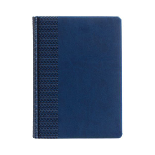 Кожаный ежедневник с логотипом (336 стр) Синий