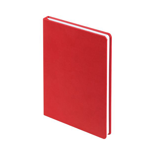 Ежедневник с твердой обложкой с логотипом (256 стр) Красный