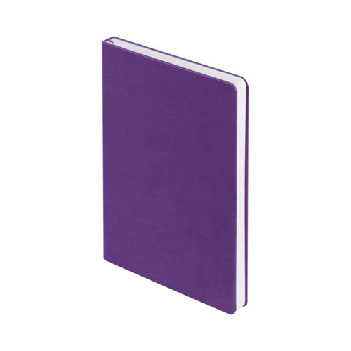 Ежедневник с твердой обложкой с логотипом (256 стр) Фиолетовый