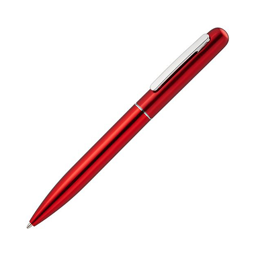 Крупная металлическая ручка с логотипом Красный