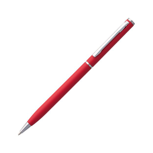 Металлическая ручка с логотипом Красный