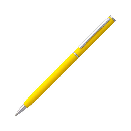 Металлическая ручка с логотипом Желтый