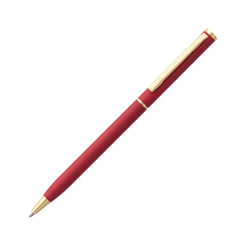 Цветная металлическая ручка с логотипом Красный