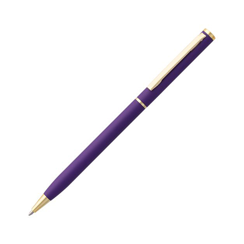 Цветная металлическая ручка с логотипом Фиолетовый