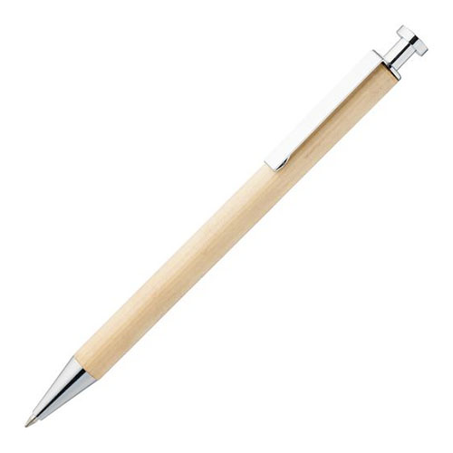 Деревянная ручка с логотипом
