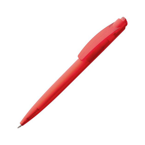 Шариковая пластиковая ручка с логотипом Красный