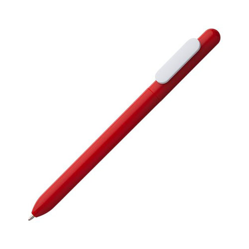 Глянцевая цветная ручка с логотипом Красный