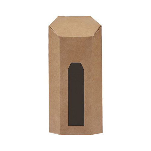 Подарочная коробка с логотипом, 18 см Крафт