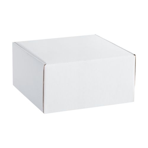 Коробка крафт с логотипом Белый