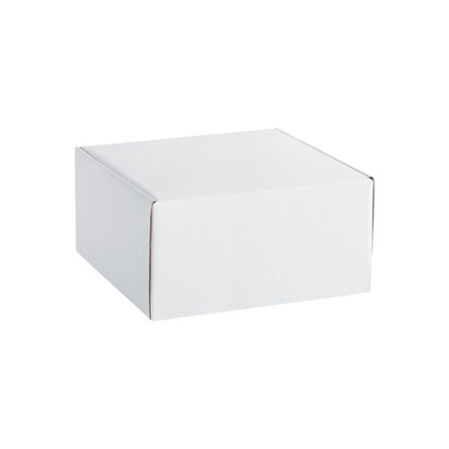 Коробка с логотипом, длина 17,5 см Белый