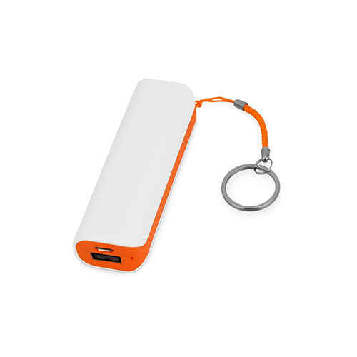 Зарядное устройство-брелок с логотипом (2000 mAh) Оранжевый