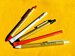 Эко ручки с логотипом