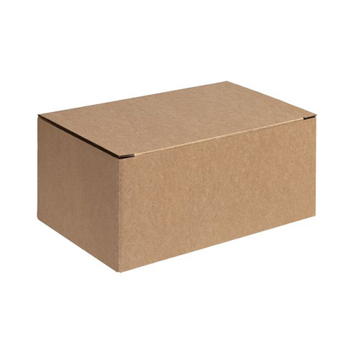 Коробка под 2 кружки с логотипом, 8,8 см Крафт