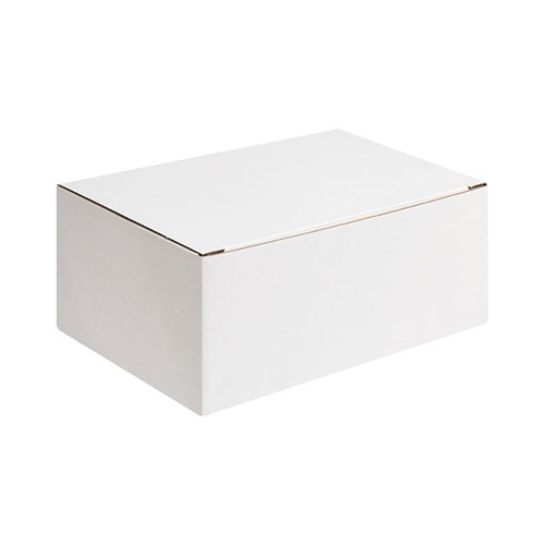 Коробка под 2 кружки с логотипом, 8,8 см Белый