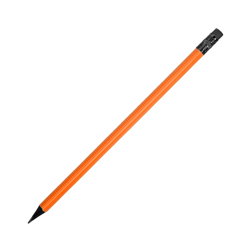 Карандаш трехгранный с логотипом Оранжевый