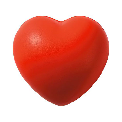 Сердце с логотипом Красный