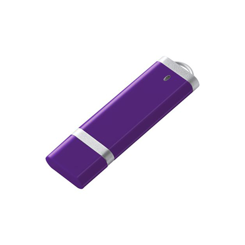 Пластиковая флешка с логотипом Фиолетовый