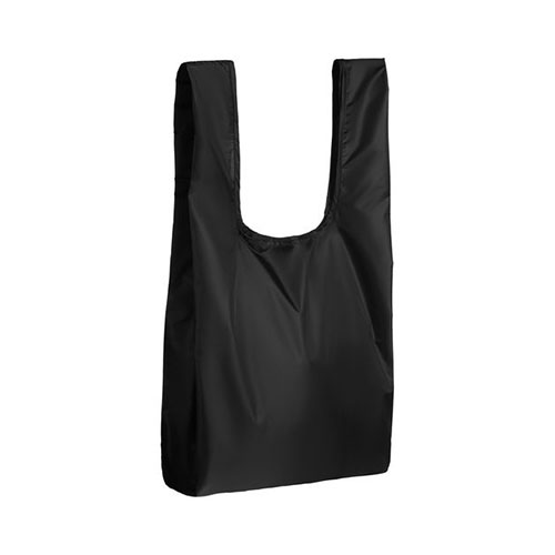 Складная сумка для покупок с логотипом Черный