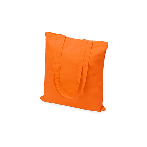 Вертикальная сумка из хлопка с логотипом Оранжевый