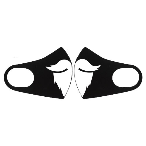 Многоразовая маска с логотипом Борода