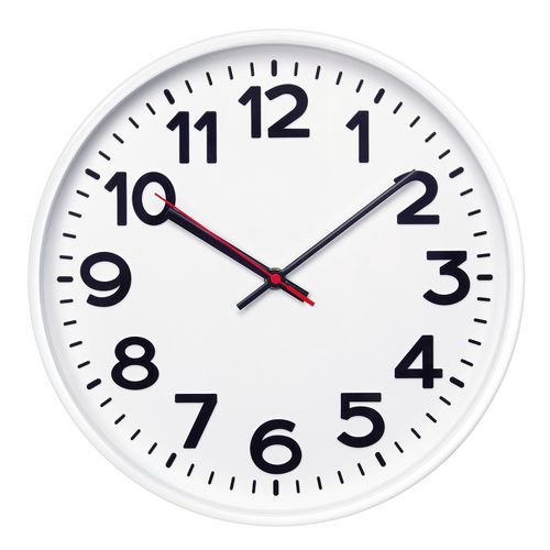 Настенные часы с логотипом Белый