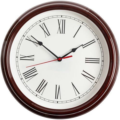 Настенные часы с логотипом Коричневый