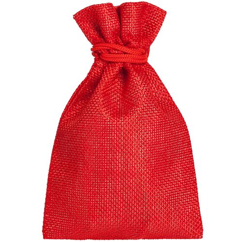 Подарочный мешок с логотипом (малый) Красный