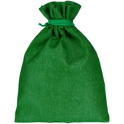 Подарочный мешок с логотипом (средний) Зеленый