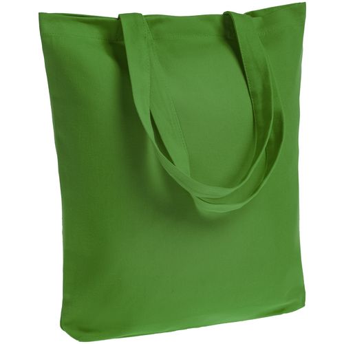 Холщовая сумка шоппер с печатью Ярко-зеленый