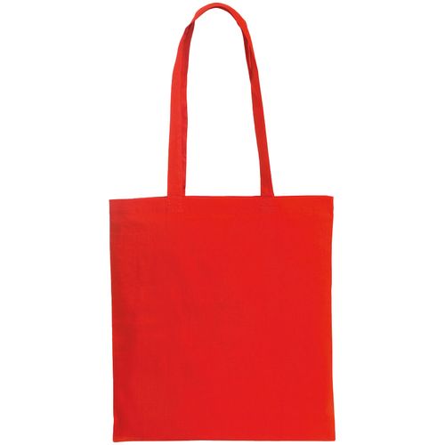 Хлопковая сумка с логотипом Красный