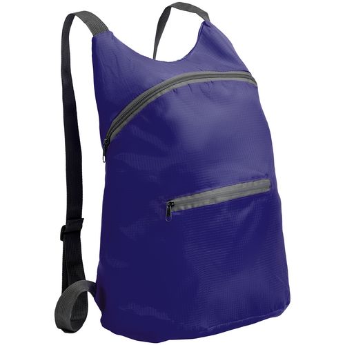 Складной рюкзак с логотипом Синий