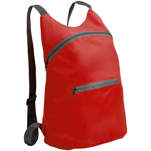Складной рюкзак с логотипом Красный