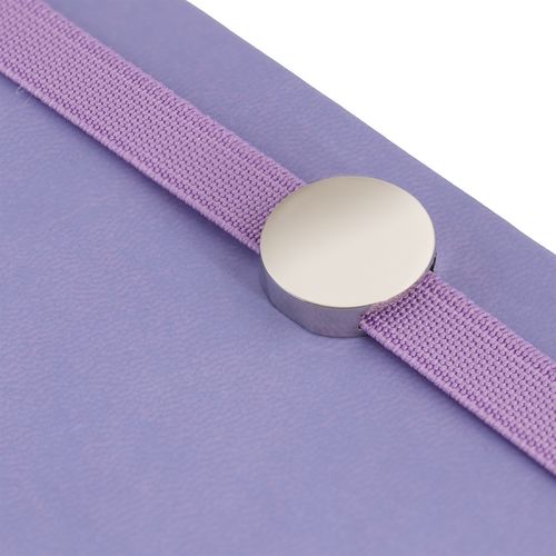 Кожаный ежедневник с логотипом (192 стр) Фиолетовый