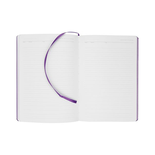 Кожаный ежедневник с логотипом (256 стр) Сиреневый