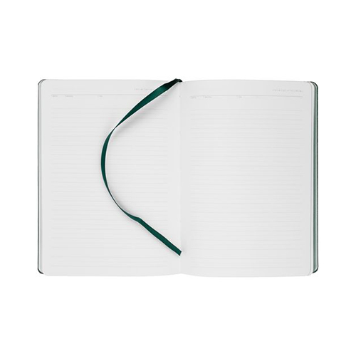 Кожаный ежедневник с логотипом (256 стр) Зеленый