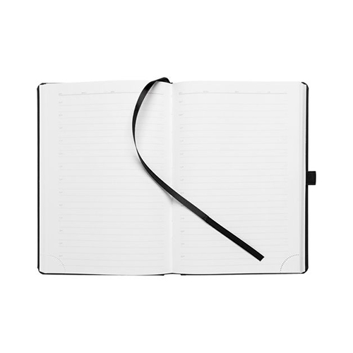 Недатированный ежедневник с логотипом (336 стр) Черный