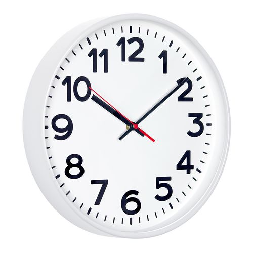 Настенные часы с логотипом Белый