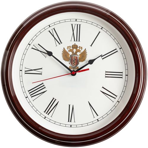 Настенные часы с логотипом Коричневый